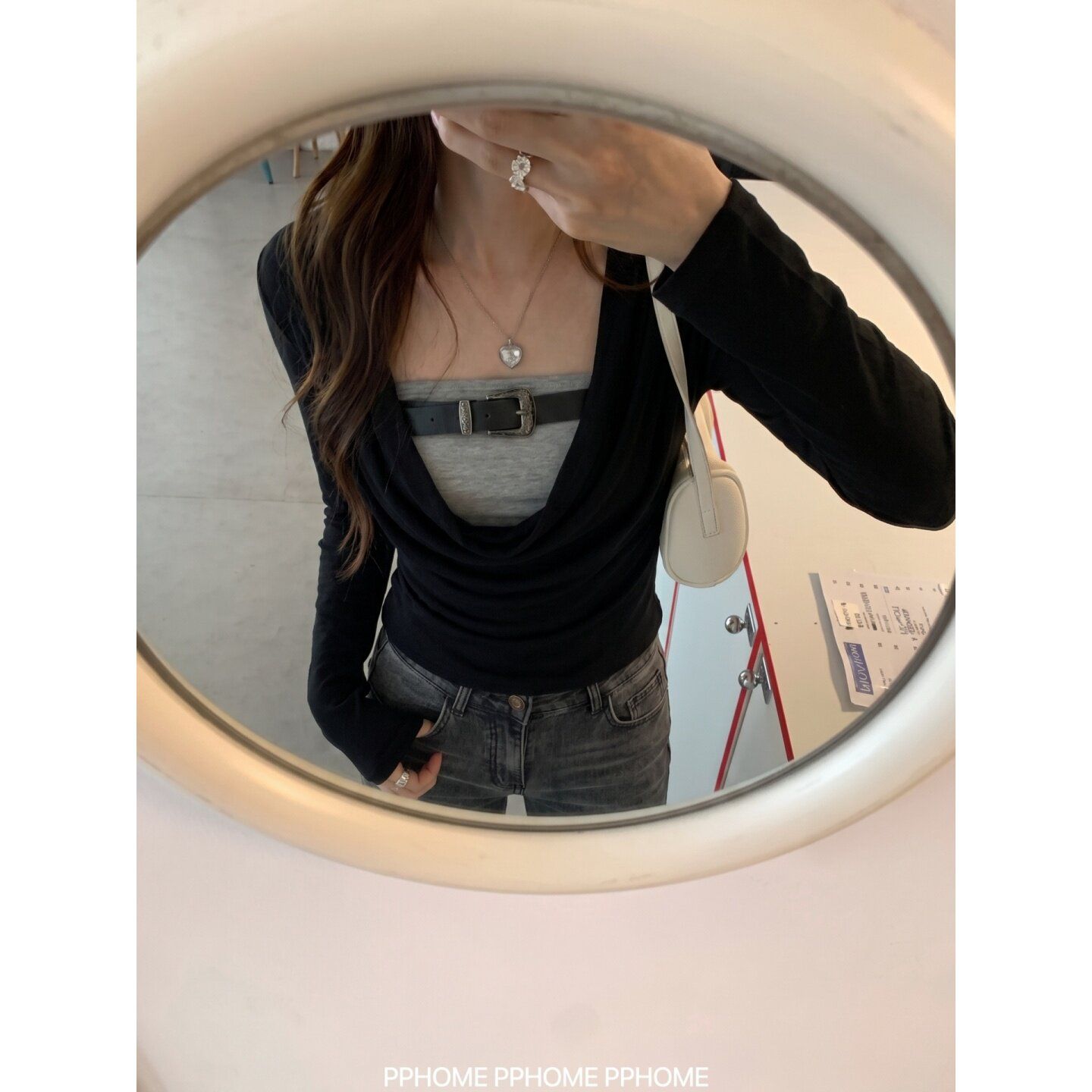 Women's Long Sleeve T-Shirt with Layered Look - Summer 2026 New Arrival